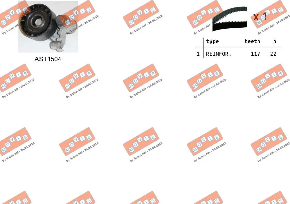 Timing Belt Kit (ASTK0838)