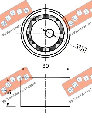 Tensioner Pulley, timing belt
