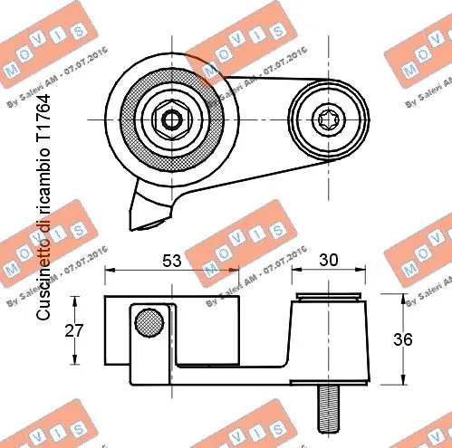 Tensioner Pulley, timing belt