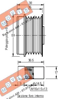 Alternator Freewheel Clutch