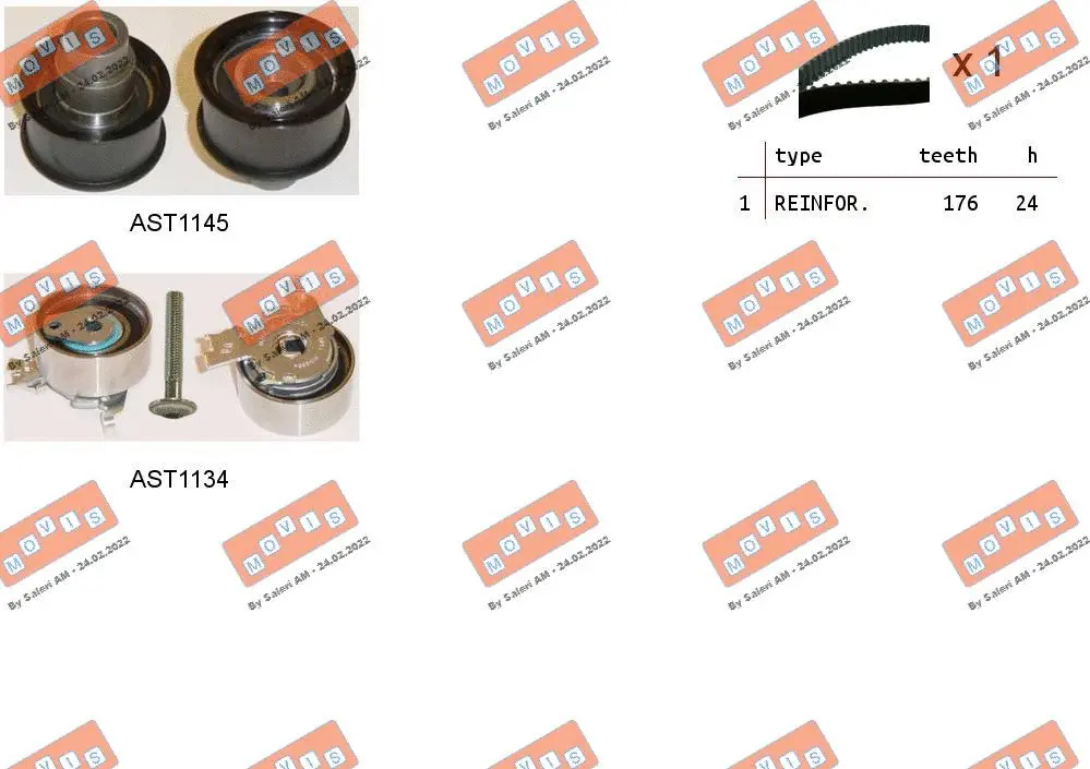 Timing Belt Kit (ASTK0894)