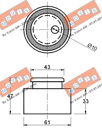 Tensioner Pulley, timing belt