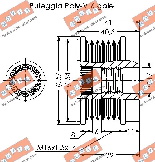 Alternator Freewheel Clutch