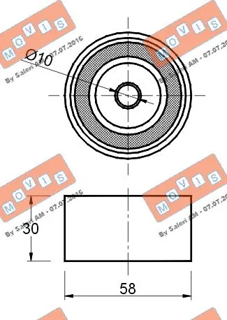 Tensioner Pulley, timing belt