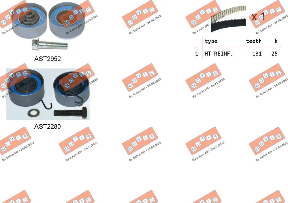 Timing Belt Kit (ASTK0868)