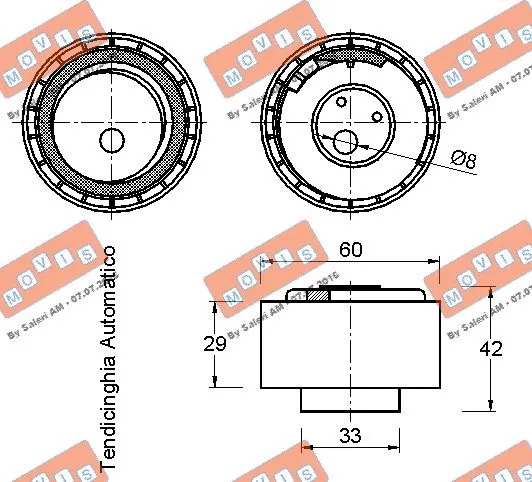 Tensioner Pulley, timing belt