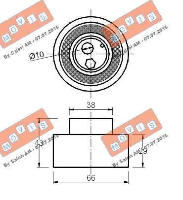 Tensioner Pulley, timing belt