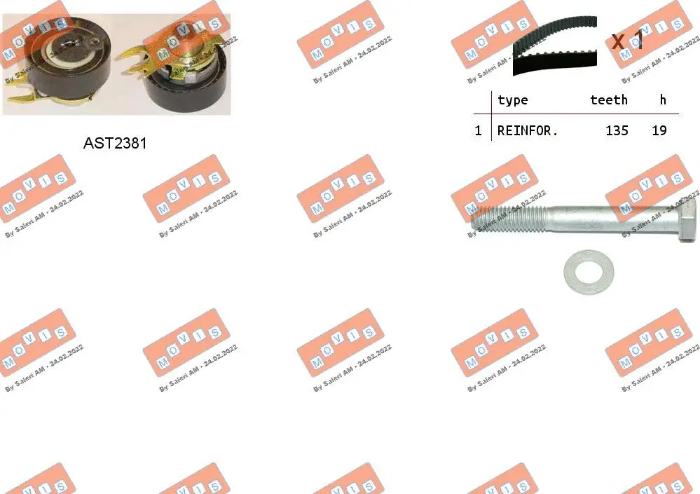 Timing Belt Kit (ASTK0902)