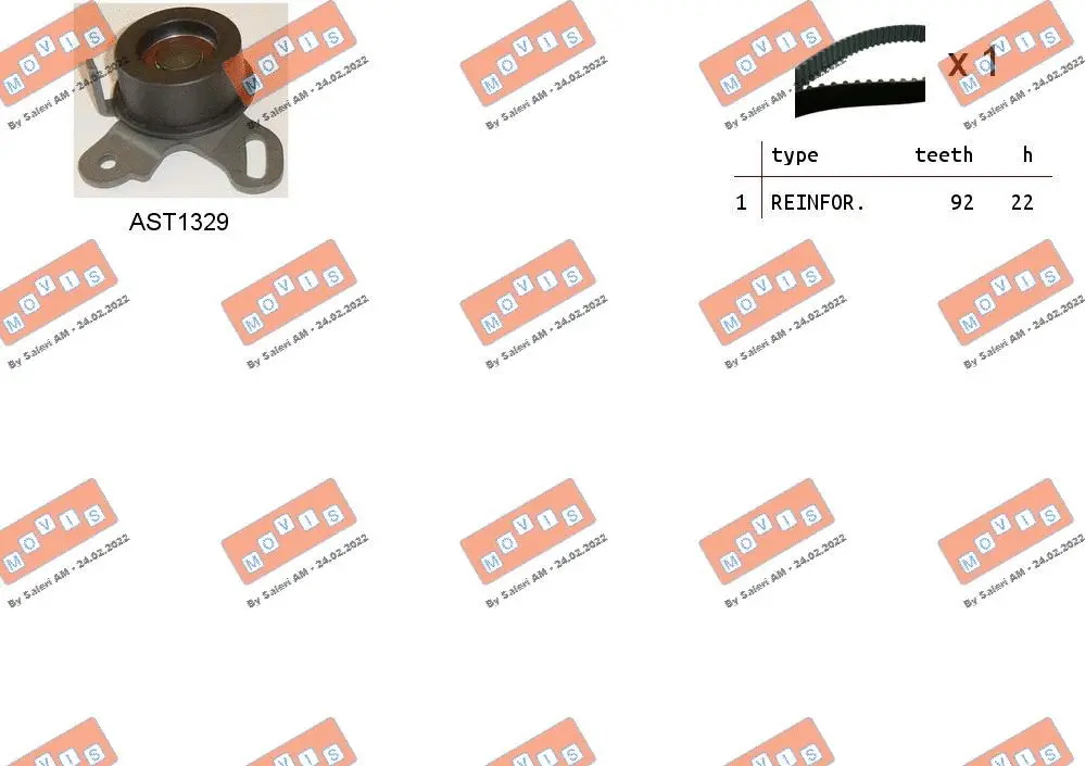 Timing Belt Kit (ASTK1240)