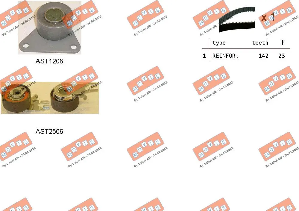 Timing Belt Kit (ASTK1154)