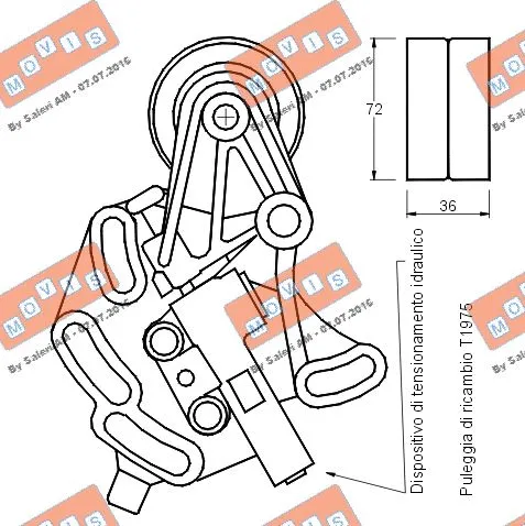 Tensioner Pulley, timing belt