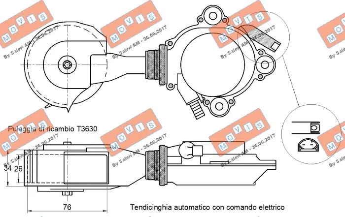 Belt Tensioner, V-ribbed belt