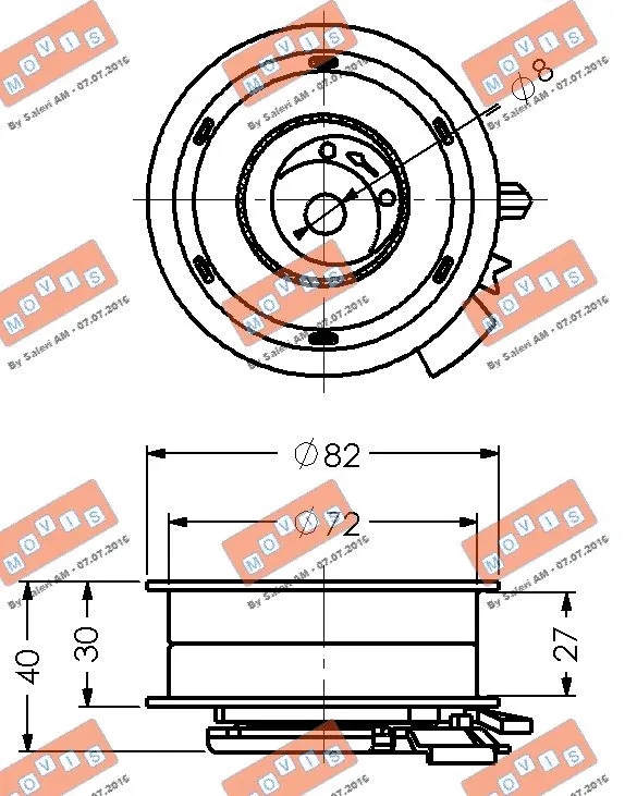 Tensioner Pulley, timing belt