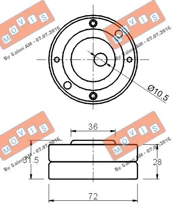 Tensioner Pulley, timing belt