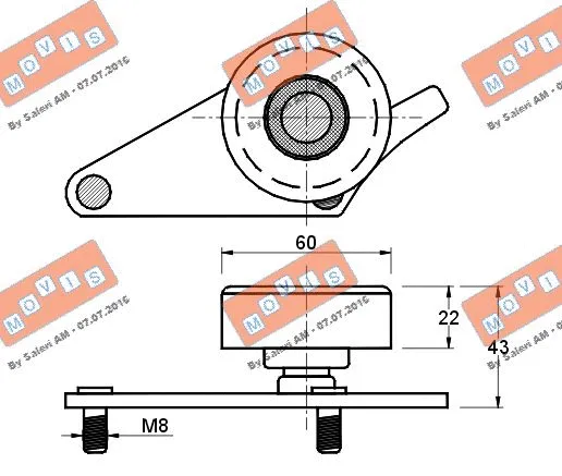Belt Tensioner, V-ribbed belt