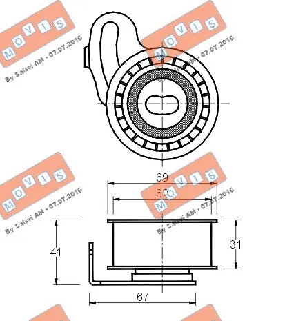 Tensioner Pulley, timing belt