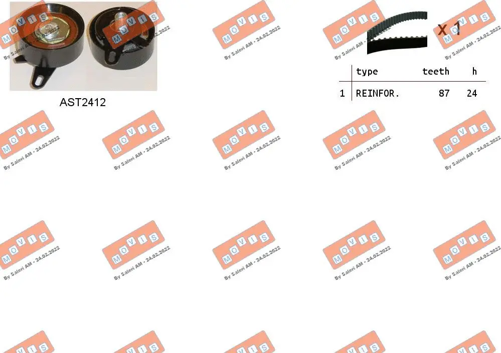 Timing Belt Kit (ASTK0914)