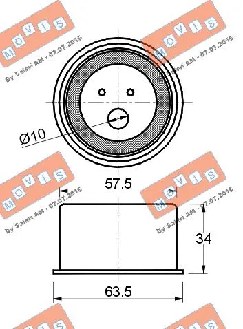 Tensioner Pulley, timing belt