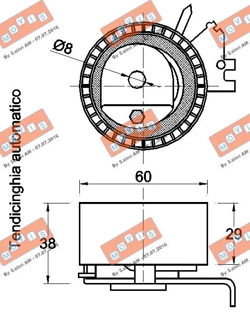 Tensioner Pulley, timing belt