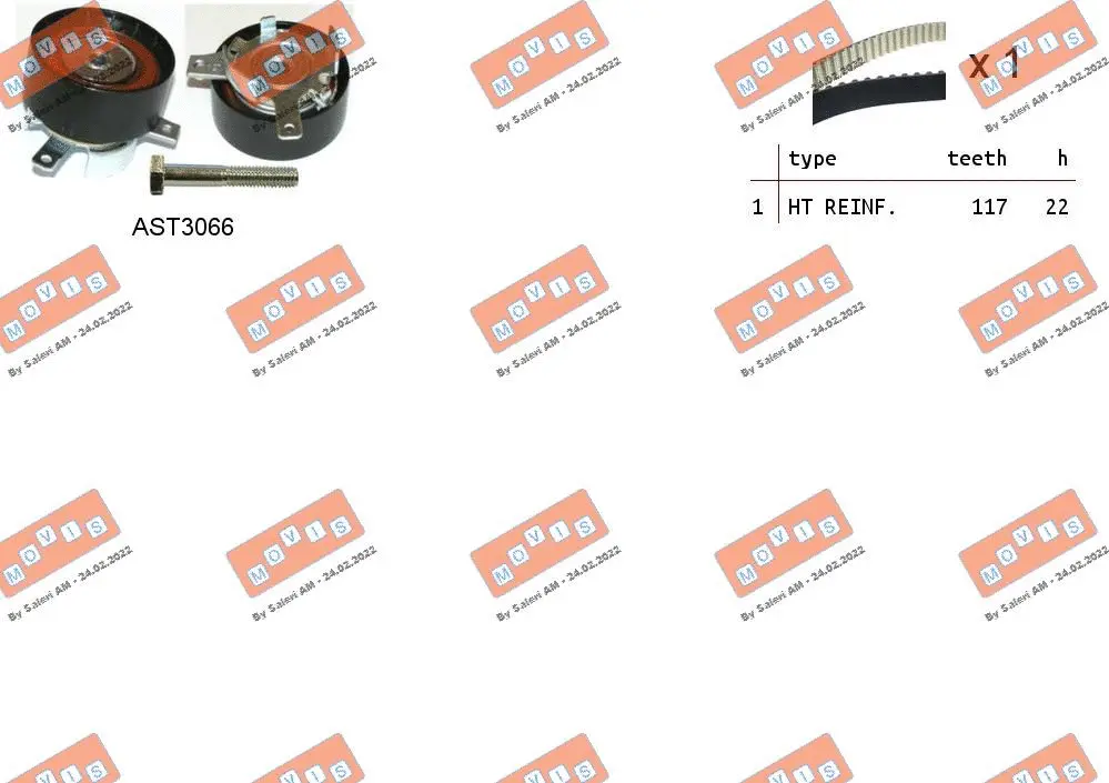Timing Belt Kit (ASTK1127)