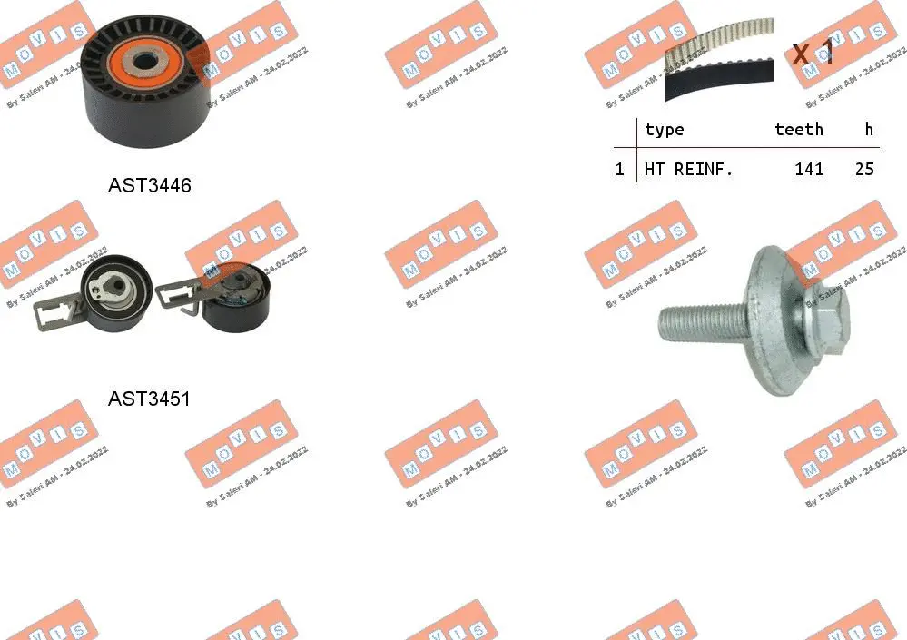 Timing Belt Kit (ASTK1158)