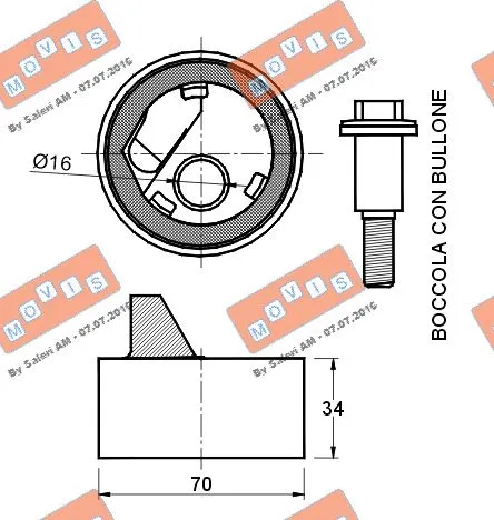 Tensioner Pulley, timing belt