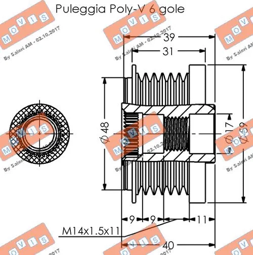 Alternator Freewheel Clutch
