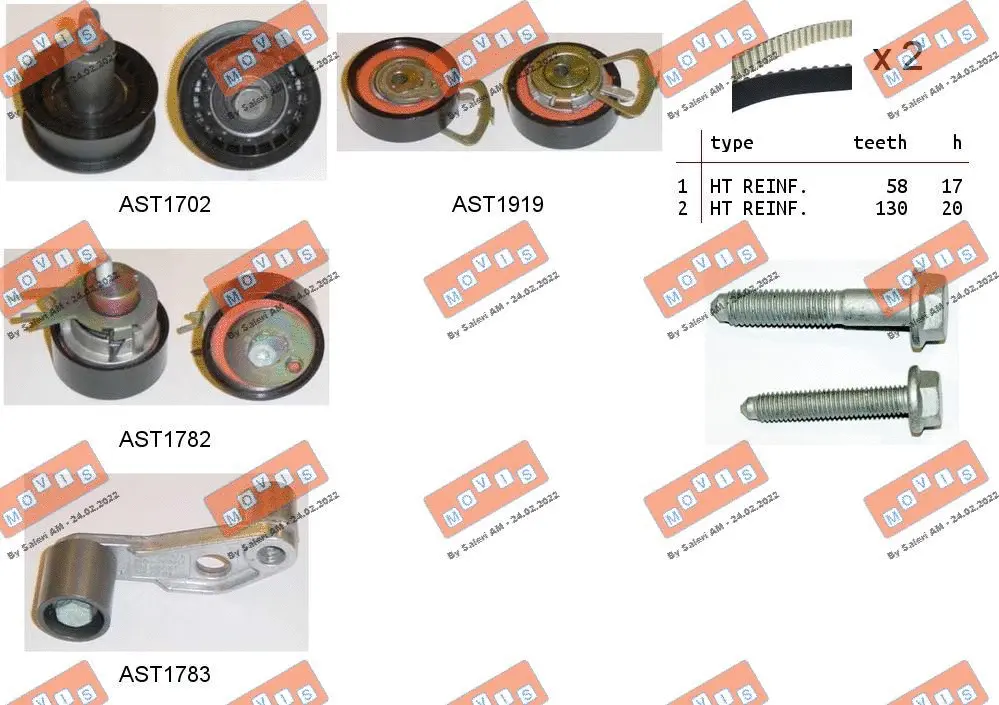 Timing Belt Kit (ASTK0939)