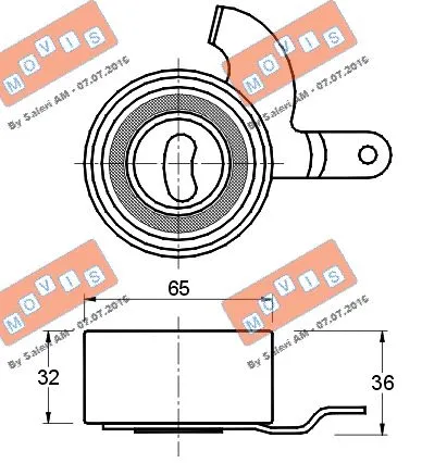 Tensioner Pulley, timing belt