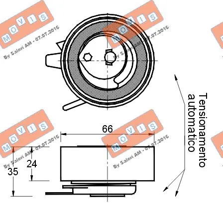 Tensioner Pulley, timing belt