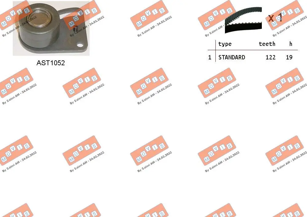 Timing Belt Kit (ASTK0975)