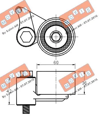 Tensioner Pulley, timing belt