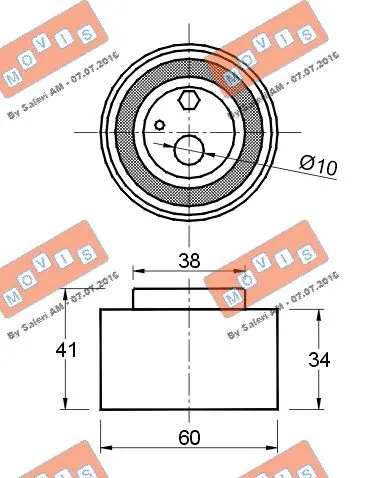 Tensioner Pulley, timing belt