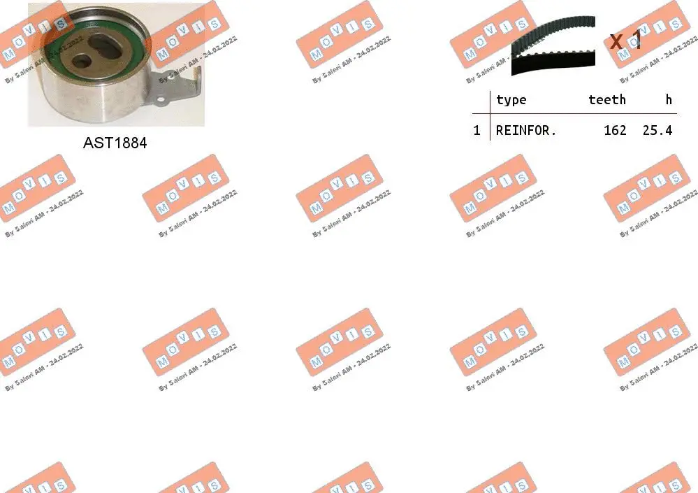Timing Belt Kit (ASTK1229)