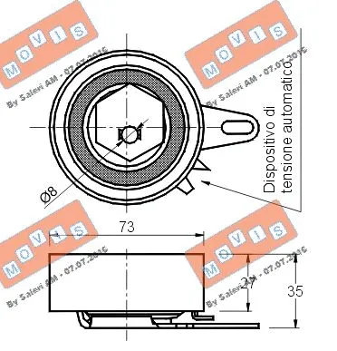 Tensioner Pulley, timing belt