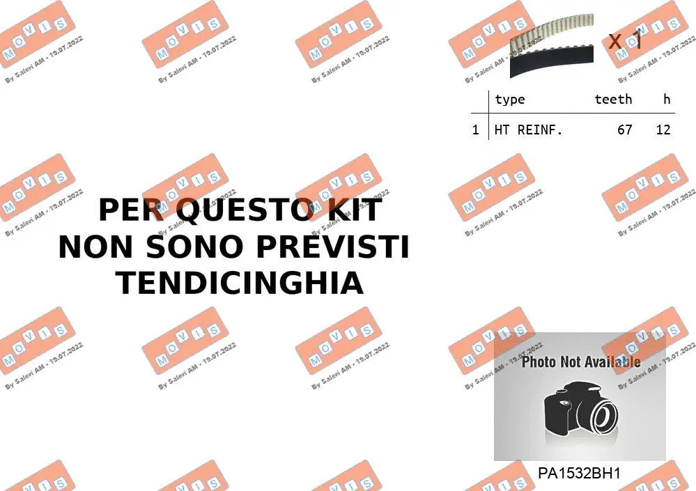 Water Pump & Timing Belt Kit (ASTK0B04PA3)