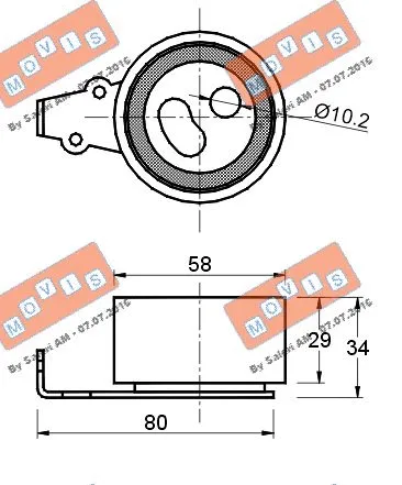 Tensioner Pulley, timing belt