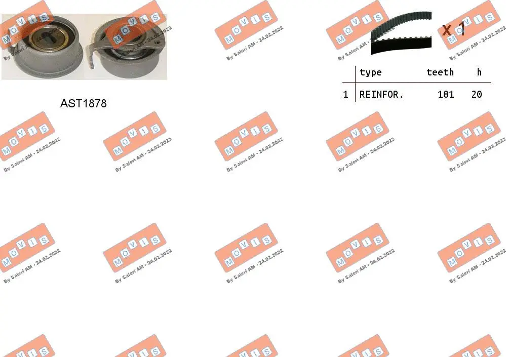 Timing Belt Kit (ASTK1061)