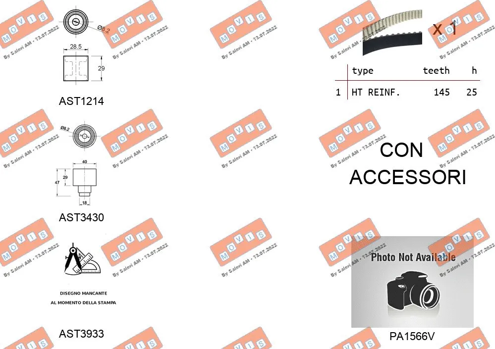 Water Pump & Timing Belt Kit