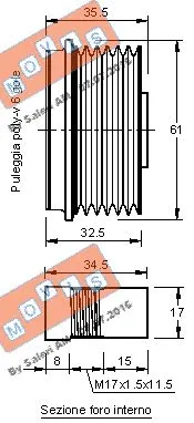 Alternator Freewheel Clutch