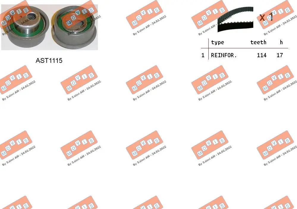 Timing Belt Kit (ASTK0878)