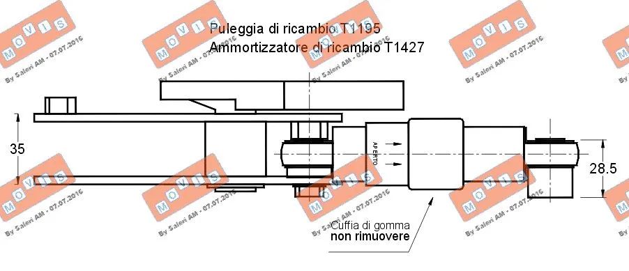 Belt Tensioner, V-ribbed belt