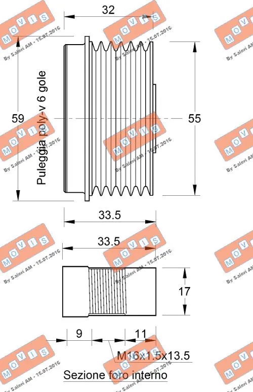 Alternator Freewheel Clutch