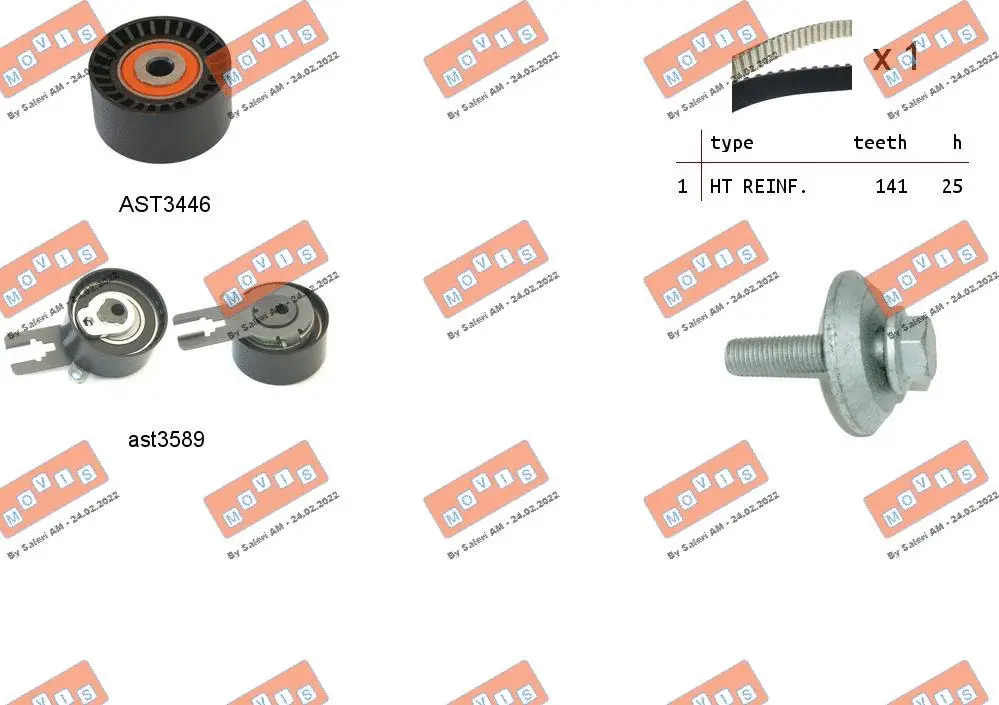 Timing Belt Kit (ASTK1170)