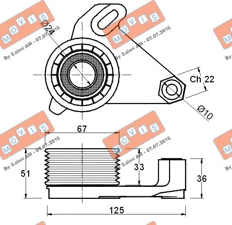Tensioner Pulley, timing belt