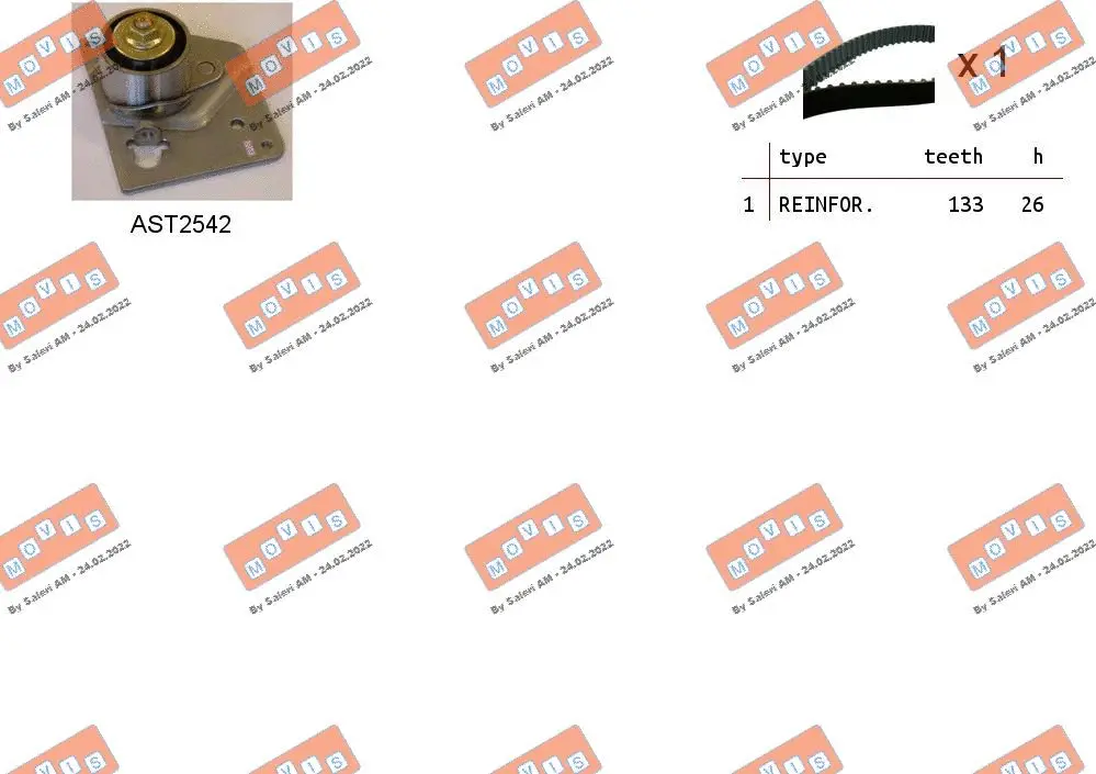 Timing Belt Kit (ASTK0931)