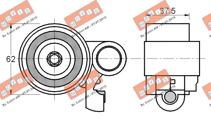 Tensioner Pulley, timing belt