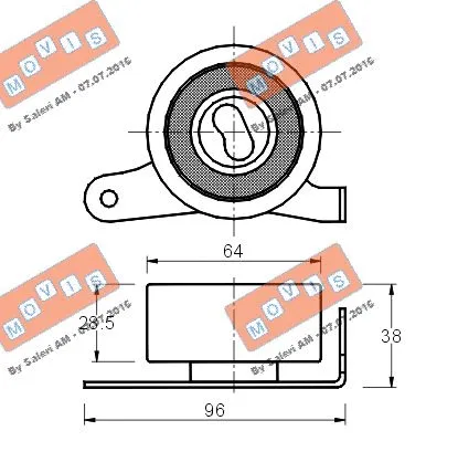 Tensioner Pulley, timing belt
