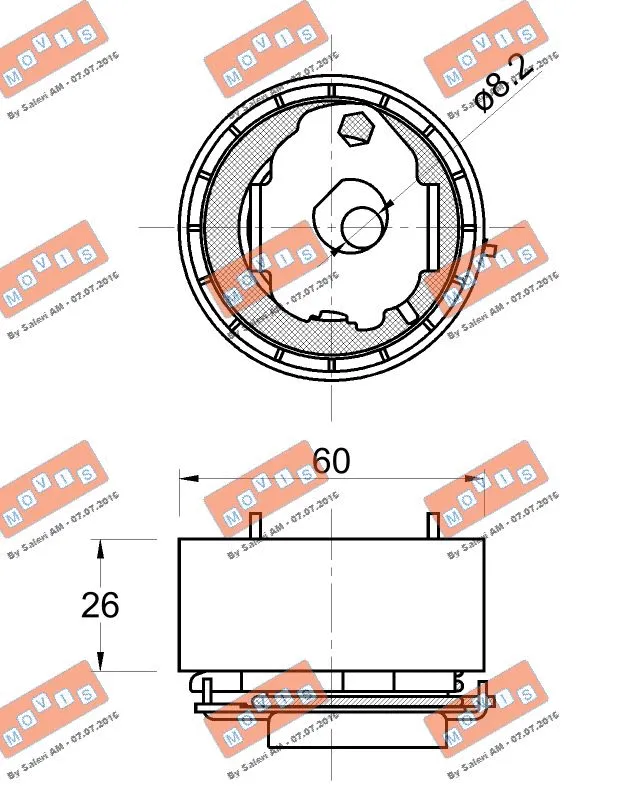 Tensioner Pulley, timing belt