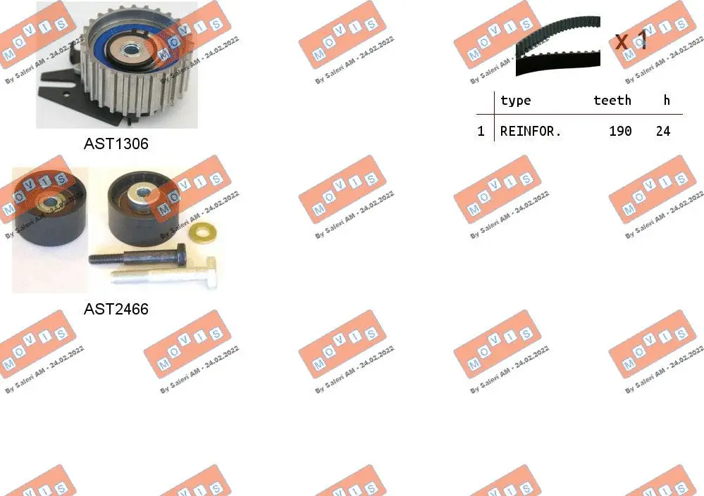 Timing Belt Kit (ASTK0936)